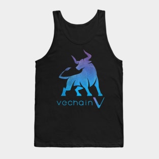 Bull Market Vechain VET Coin To The Moon Crypto Token Cryptocurrency Wallet Birthday Gift For Men Women Kids Tank Top